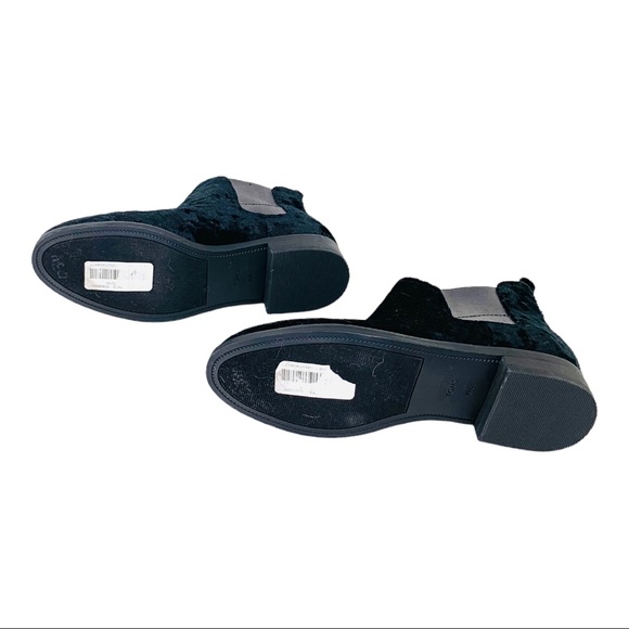 TOMS ELLA Velvet Ankle Booties NEW  In Faded Black Suede Womens Size 6 - Picture 3 of 11